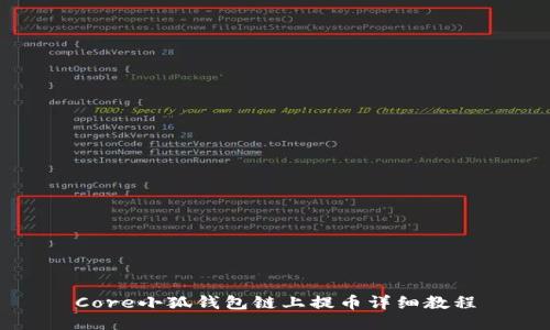 Core小狐钱包链上提币详细教程